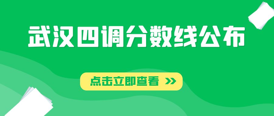 武汉四调分数线公布